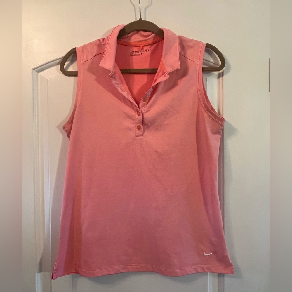 Nike Icon Sleeveless Heather Golf Polo Shirt Women's